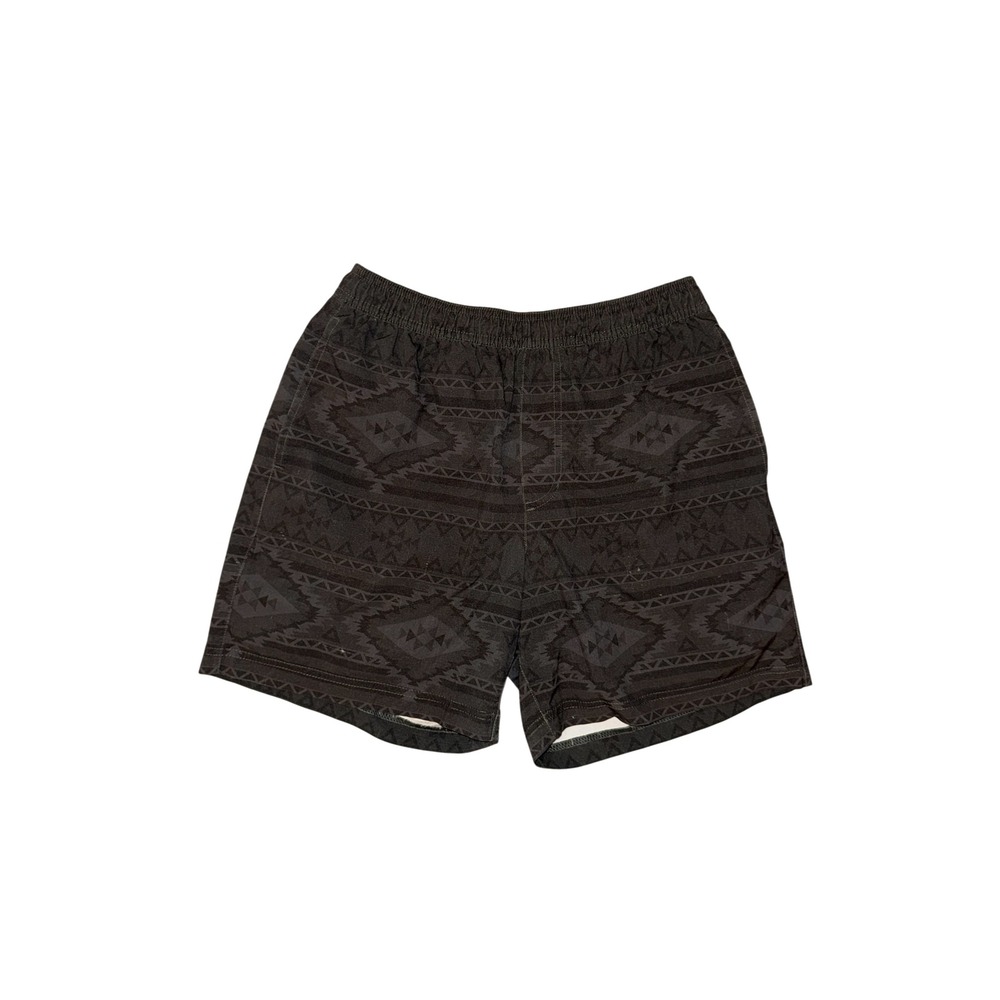 Chubbies Swim Trunks Mens Small Black Aztec 5.5 Inseam Geometric Print